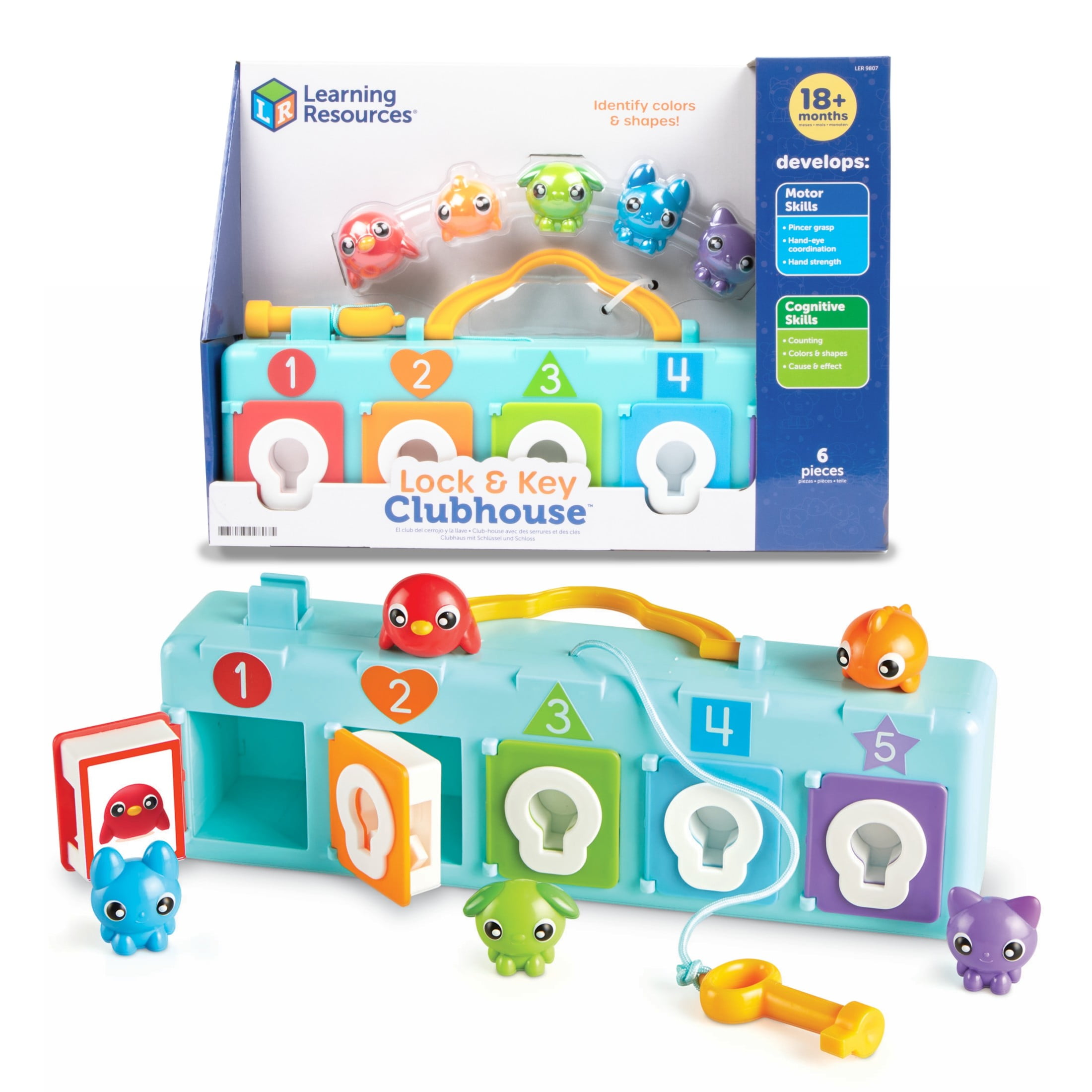 Learning Resources Lock & Key Clubhouse, Toddler Combination