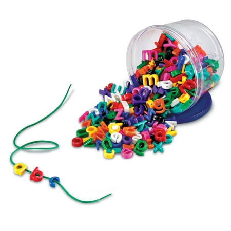 Learning Resources Lowercase Lacing Alphabet, Alphabet Toys, 260 Pieces Ages 3+
