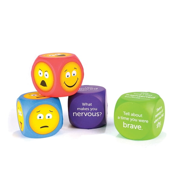Learning Resources Soft Emoji Cubes, Social Skills, Ages 3+, LER7289