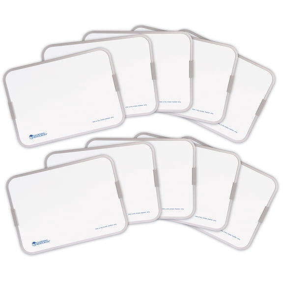 Learning Resources Dry Erase Boards 9x12 Inch, Classroom Supplies, Ages 3+