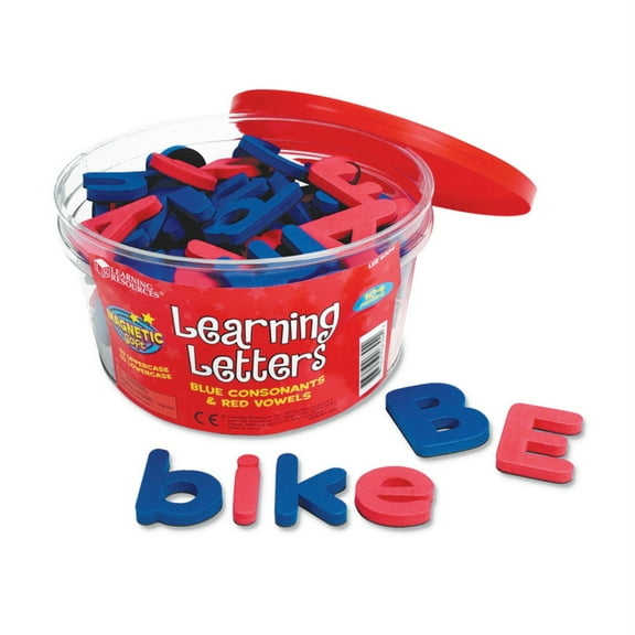 Learning Resources Magnetic Learning Letters - 104 Pieces, Perfect for Toddlers Boys and Girls, Letters for Kids