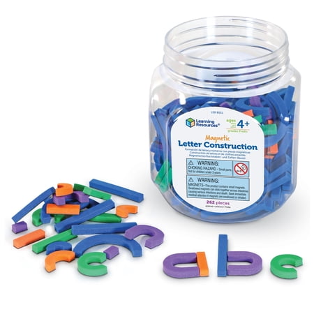 Learning Resources Magnetic Letter Construction, ABCs and Letters Toys, Ages 4+
