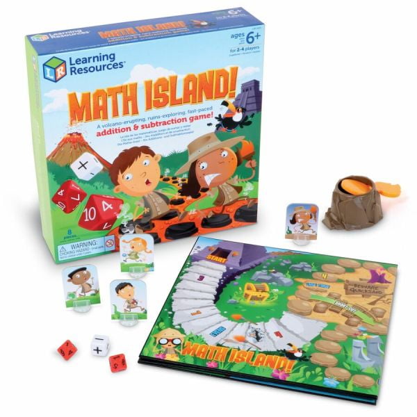 Learning Resources Math Island! Addition & Subtraction Game - Educational4 Players - 1 Each Learning Resources Math Island! Addition & Subtraction Game - Educational4 Players - 1 Each