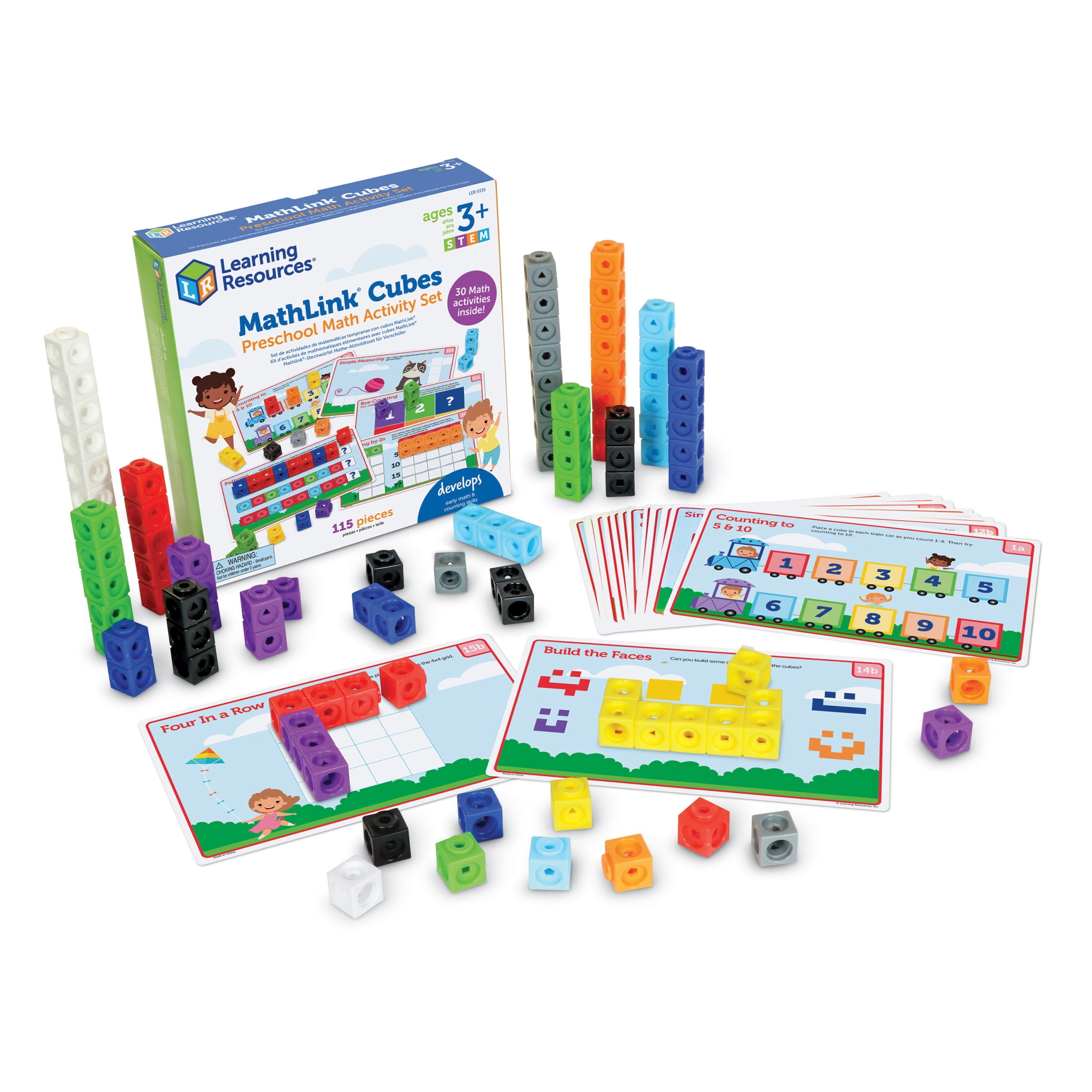 Learning Resources MathLink Cubes Preschool Math Activity