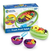 Learning Resources New Sprouts Fresh Fruit Salad, Toddler Play Food, Ages 18 Months+