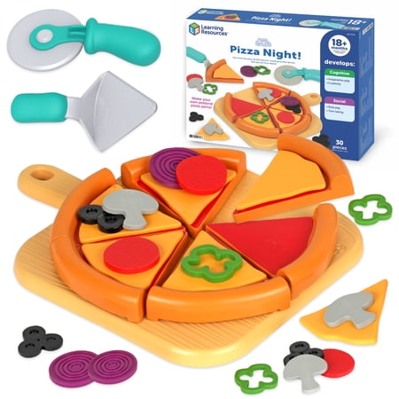 Learning Resources New Sprouts Pizza Night - Imaginative Play Food, Ages 18 Months +