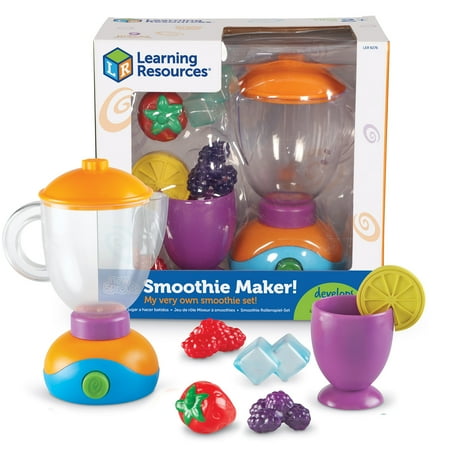 Learning Resources New Sprouts Toy Smoothie Maker Playset, Play Food, Ages 2+, LER9276