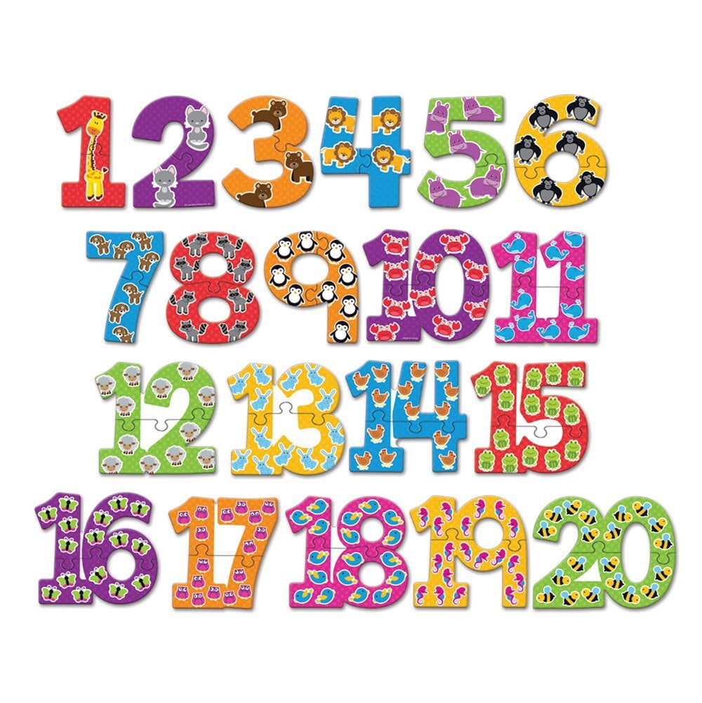 Learning Resources Number Puzzle Cards, Puzzles for Kids, Ages 3+, LER8591