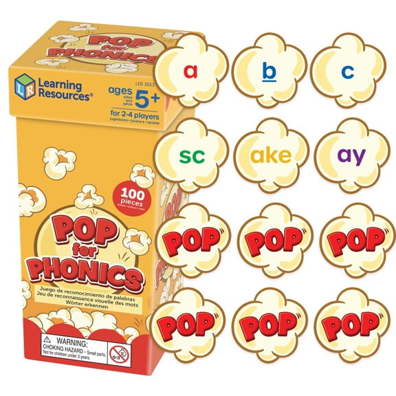 Learning Resources  POP for Phonics - Language Development, Spelling, Ages 5+