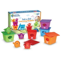 Learning Resources Peek-a-Bird Learning Buddies - 15 Pieces, Toddler Learning Toys for Boys and Girls Ages 18+ Months