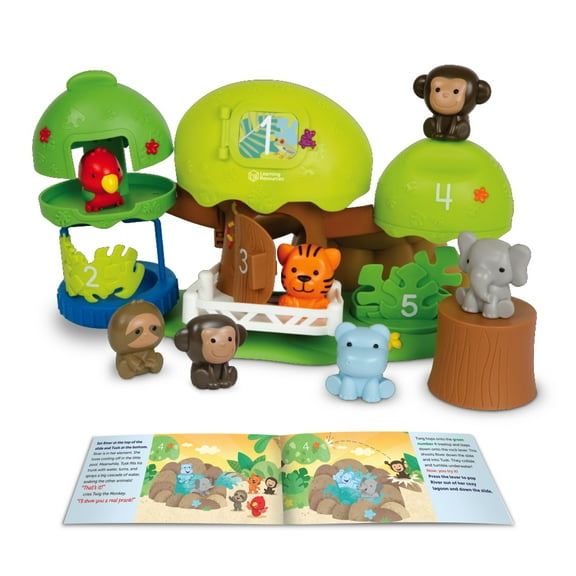 Learning Resources Peeksville Learning Jungle Playset, Fine Motor Skills, Ages 18 Months +