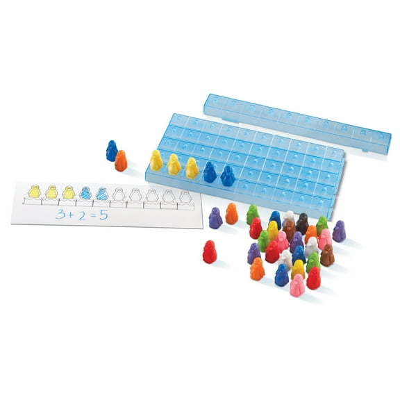 Learning Resources Penguins On Ice Math Activity Set, Math Manipulatives, Ages 5+