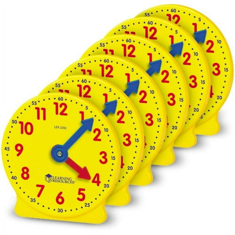 Learning Resources Pre K-4 Learning Clocks Set - Theme/Subject: Learning - Skill Learning: Time - 3-9 Year - Multi Learning Resources Pre K-4 Learning Clocks Set - Theme/Subject: Learning - Skill Learning: Time - 3-9 Year - Multi