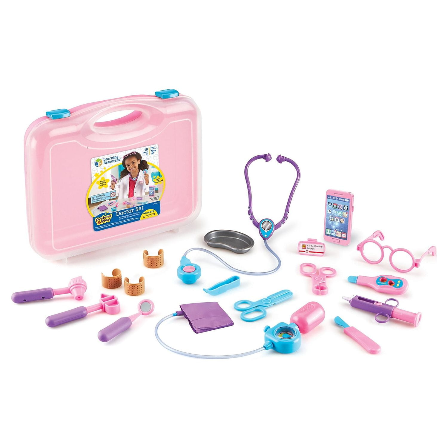  Doctor: Pretend Play Set & 1 Me l i ssa & Doug Scratch Art  Mini-Pad Bundle (08569) : Toys & Games
