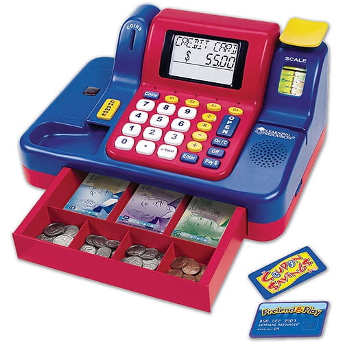 Learning Resources Pretend and Play Teaching Cash Register with