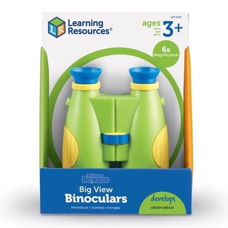 Learning Resources Primary Science Big View Roof Prism Binoculars, Outdoor Toys, Ages 3+