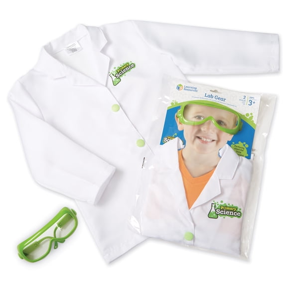 Learning Resources Primary Science Lab Gear, Scientist Costume for Kids, Ages 3 to 6
