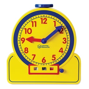 Learning Resources Primary Time Teacher 12-Hour Learning Clock - Ages 4+