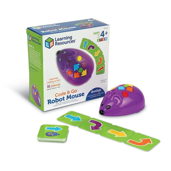 Learning Resources Programmable Robot Mouse, Coding Toys for Kids, Ages 4