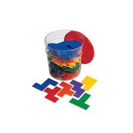 Learning Resources Rainbow Premier Pentominoes, 72 Pieces