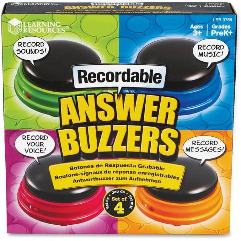 Learning Resources Recordable Answer Buzzers - Theme/Subject  display picture 1