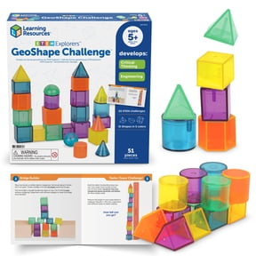 Learning Resources STEM Explorers GeoShape Challenge - 3d Geometry, Ages 5+