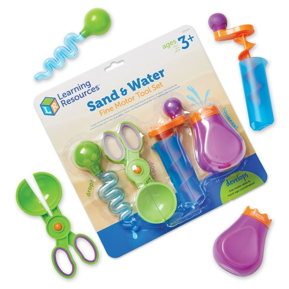 Learning Resources Sand & Water Fine Motor Set Fine Motor Skills, Ages 3+