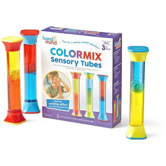 Learning Resources Sensory Fidget Tubes - Multi | Bundle of 5 Each