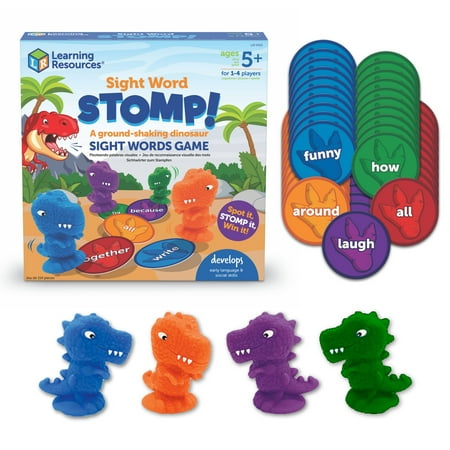 Learning Resources Sight Word Stomp! - Alphabet Toys, Phonics Flash Cards, Ages 5+