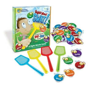 Learning Resources Sight Word Swat a Sight Words Game, Phonics Games, Educational Games, Ages 5+