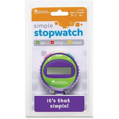 Learning Resources Simple Stopwatch - 1 Each | Bundle of 10 Each