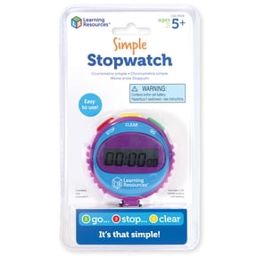 Learning Resources Simple Stopwatch Stopwatch for Kids Ages 5 and UP