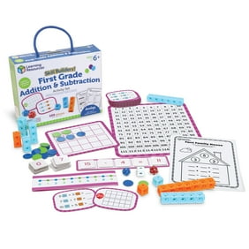 Learning Resources Skill Builders! 1st Grade Addition And Subtraction, Classroom Supplies, Homeschool Curriculum, Ages 6 +