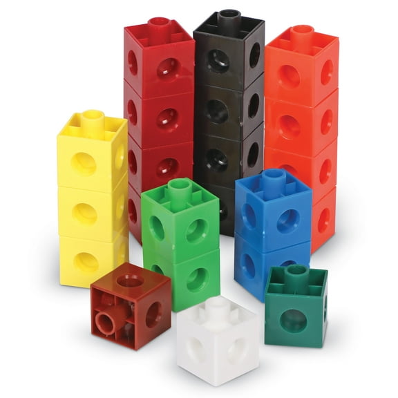 Learning Resources Snap Cubes, Set of 1000, Kindergarten Math Toys,  Ages 5+