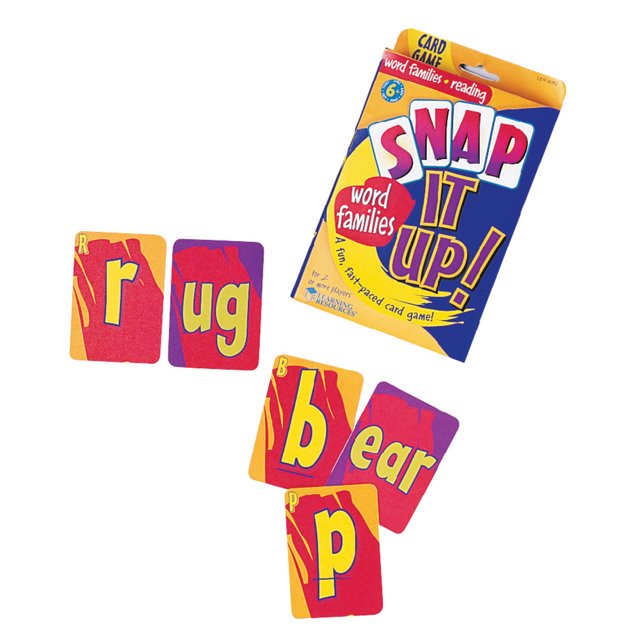Learning Resources Snap It Up! Phonics Game, Set of 90 cards