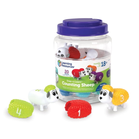 Learning Resources Snap-n-Learn Counting Sheep Toy for Ages 18 Months and Up