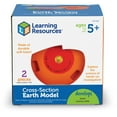 thumbnail image 1 of Learning Resources Soft Foam Cross-Section Earth Model - 2 Pieces, Boy Girls Ages 5 6 7+ Earth Exploration Tools, Science Classroom and Homeschools Accessories,, 1 of 4