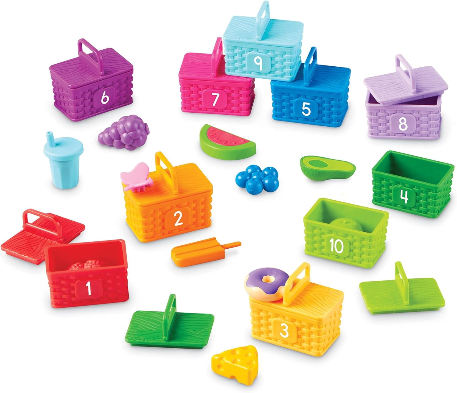Learning Resources Sorting Surprise Picnic Baskets, Toddler Sorting ...