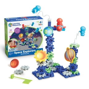 Learning Resources Gears! Gears! Gears! Space Explorers Building Set, Space Toys for Kids, Ages 4+
