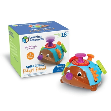 Learning Resources Spike the Fine Motor Hedgehog Fidget Friend - Preschool Toys for Boys and Girls Ages 18+ months, Toddler Toys
