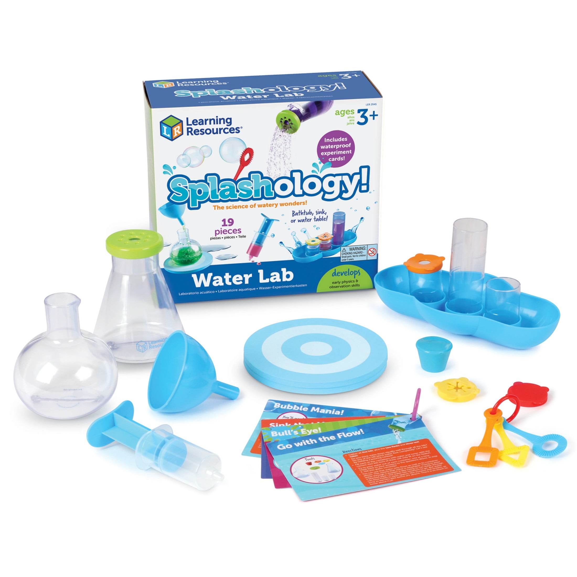 Learning Resources Splashology! Water Lab Science Kit, stem Playtime, Water Activities, Ages 3