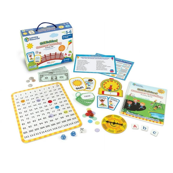 Learning Resources Summer Learning Activity Set - Kindergartner and First Grade Learning Activities