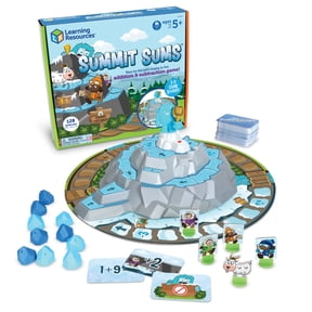 Learning Resources Summit Sums - Math Manipulatives, Montessori Board Games, Ages 5+