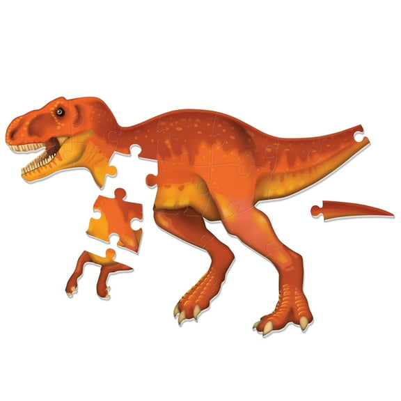 Learning Resources T-Rex Jumbo Dinosaur Floor Puzzle, Problem Solving, Fine Motor, Ages 3+