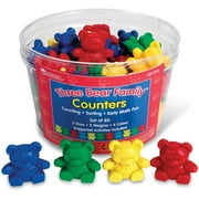 Learning Resources Three Bear Family Counters, Math Manipulatives, Set of 80, Ages 3 and Up