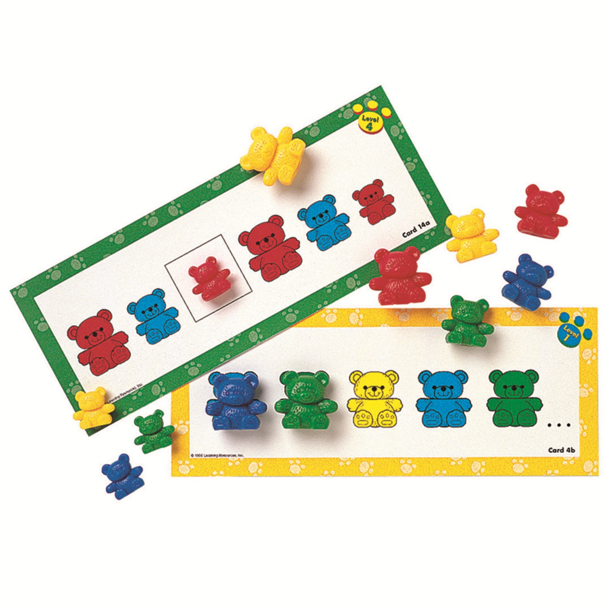 Three Bear Family, LRNLER0753, Pattern Cards, 16 / Set, Multi