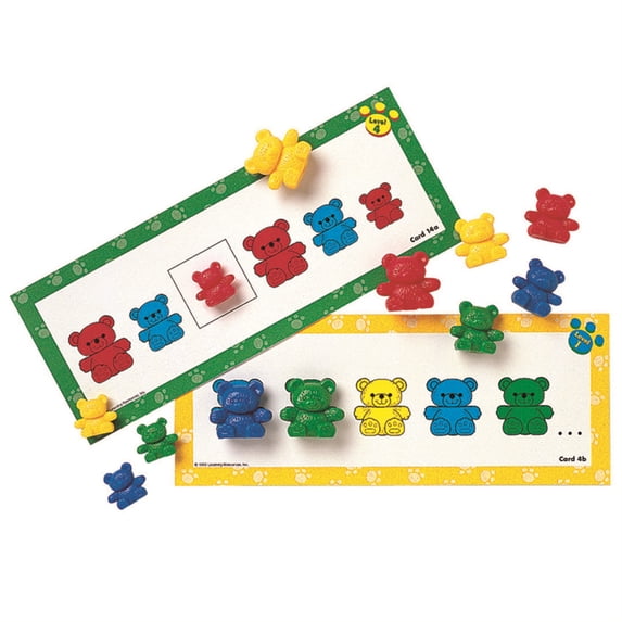 Three Bear Family, LRNLER0753, Pattern Cards, 16 / Set, Multi