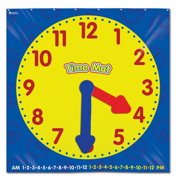 Learning Resources Time Activity Mat, Time Telling Toys for Kids, Ages 5+, LER2981