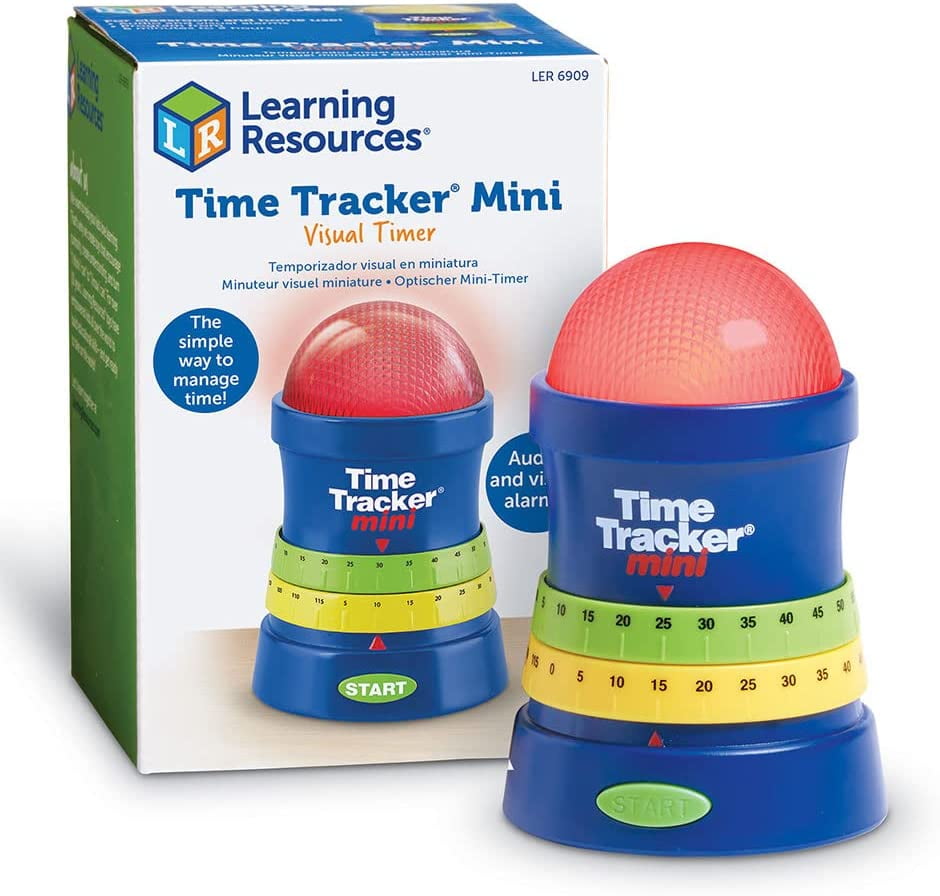 Learning Resources Time Tracker Mini Visual Timer, Classroom Timer