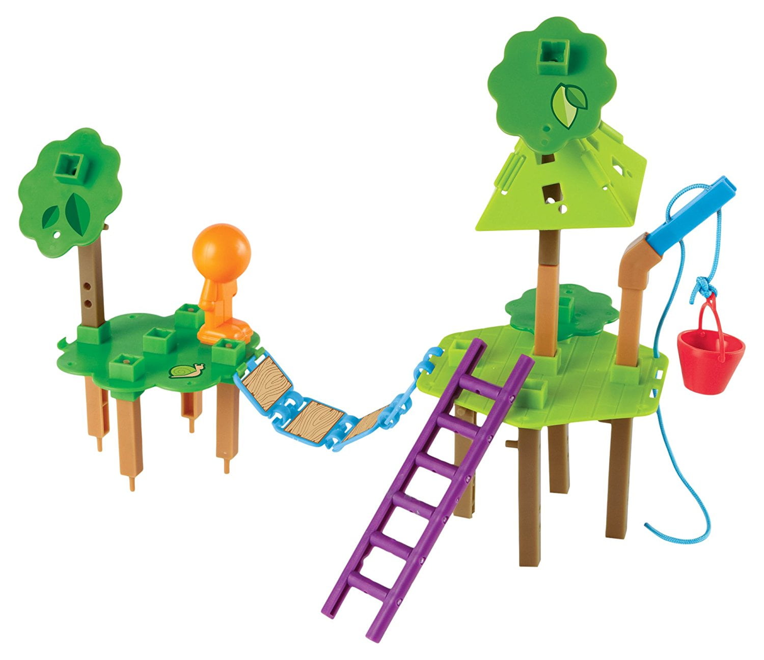 Learning Resources Tree House Engineering Design Building Set STEM for Kids Science Toys for Kids Engineering Toys for Kids Math Science Set 52 Pieces